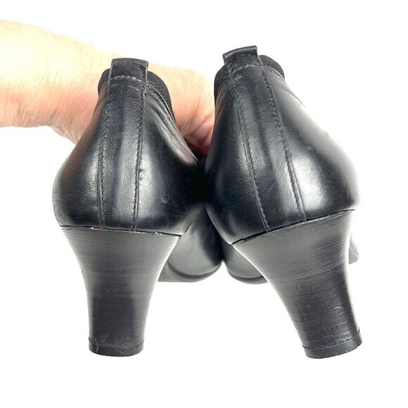 BEAUTIFIIL Israel Black Leather Pump - Picture 9 of 12